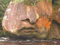 A Face in the Rocks