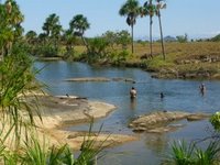 Taking a Dip in an Idyllic Creek