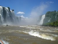 Iguazu Falls from Power Boat