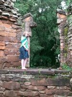 Shelly on the Jesuit Ruins