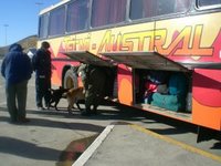 Chilean Border police Searching Our Coach