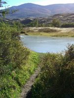 The Trail Goes Through the Lake!