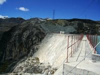 Flimsy Fence on the Dam