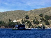 Buses Floating Across Lake Titicaca