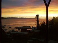 Sunset Over Lake Titicaca From My Room